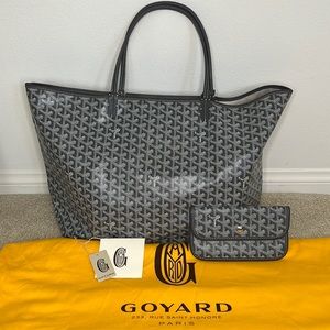 Goyard St. Louis GM tote. Grey.